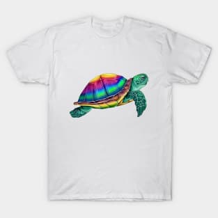 LGBTQ+ turtle coming out T-Shirt